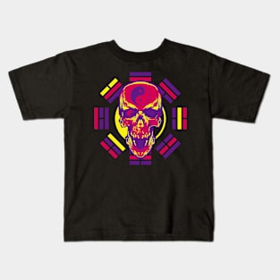 Skull of tai chi N°4 Kids T-Shirt